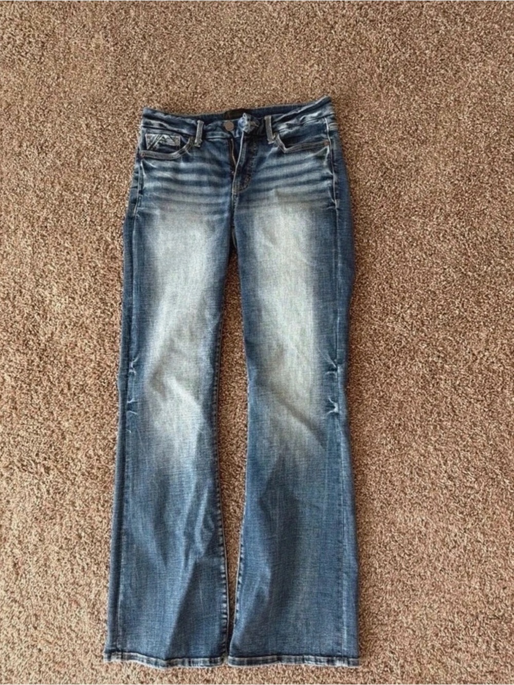 Buckle Women's Faded Blue Bootcut Jeans